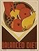 SMART BLONDE Balanced Diet Novelty Mini Metal Parking Sign PM-1846