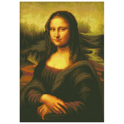 Zhenqing Leonardo da Vinci's Mona Lisa Cross Stitch Kit -
