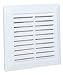 Lüftungsgitter Abschlussgitter Insektenschutz ABS-Kunststoff Gitter. (Anschluss Ø100mm, Weiß)