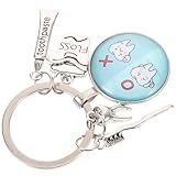 WRITWAA Llavero Dije de Aleación Metálica Resistente, Colgante Decorativo para Bolso y Mochila, Llavero Diseño de Diente y Pasta de Dientes, Adecuado para Obsequio y Uso Diario