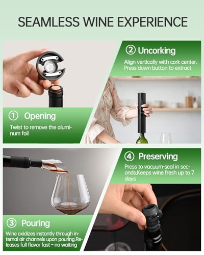 Automatic Wine Bottle Opener and Aerator