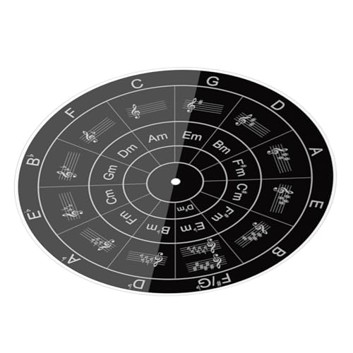 Durabilidad 11 4' Acrílico Disco Esterilla Acrílico Tocadiscos Estera Para Reducir Ruido Y Mejorado Seguimientos Plataforma Slipmat