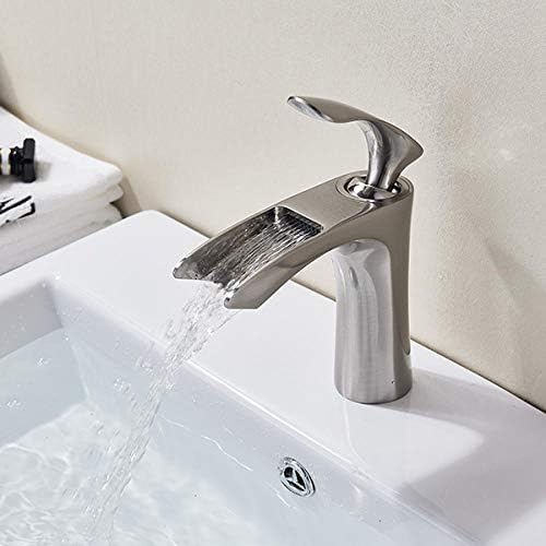 Robinet de lavabo mitigeur haut de gamme bronze noir pour salle de bain