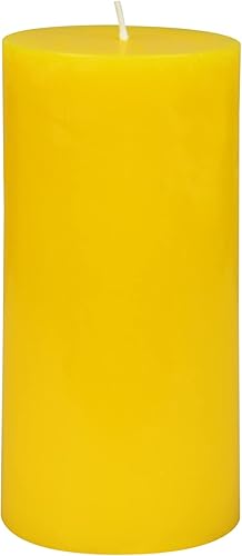 Zest Candle Velas de pilar, 3 x 6 pulgadas, citronela amarilla
