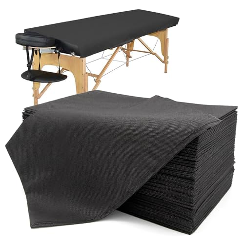 Luriseminger 50PCS Sábanas Desechables, 80 x 180cm Sábanas Desechables para Camillas, Sábana de Camilla Desechable Sábanas Desechables no Tejidas para Masajes, Belleza, SPA