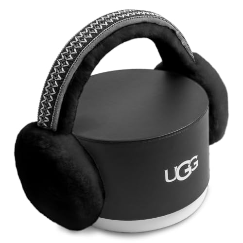 UGG Womens Tasman Sheepskin Earmuffs Black II One Size