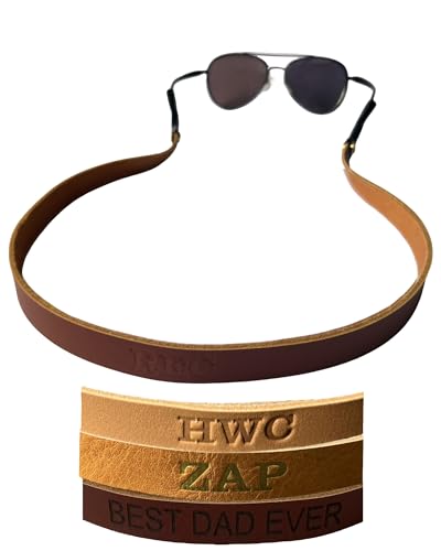 Full-grain Leather Glasses Strap Handmade Sports Sunglasses Eyeglasses Holders Around Neck Gifts for Men Women