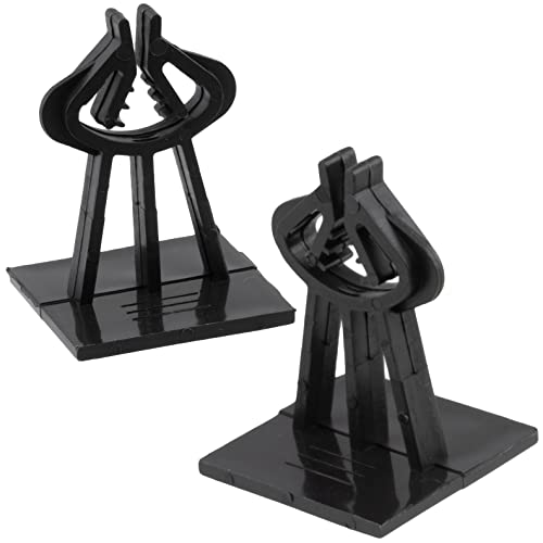 AERZETIX - C65236 - Lot de 100 Cales d'armatures avec base pour fer à béton de Ø4 à Ø14 - enrobage 30 mm - fixation horizontale sur polystyrène extrudé,...