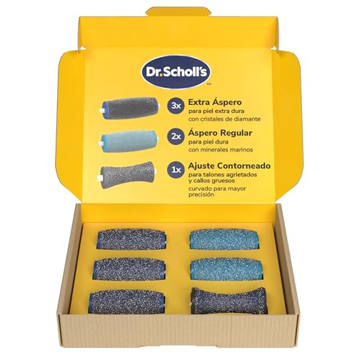 Dr. Scholl's 6 cabezales de repuesto