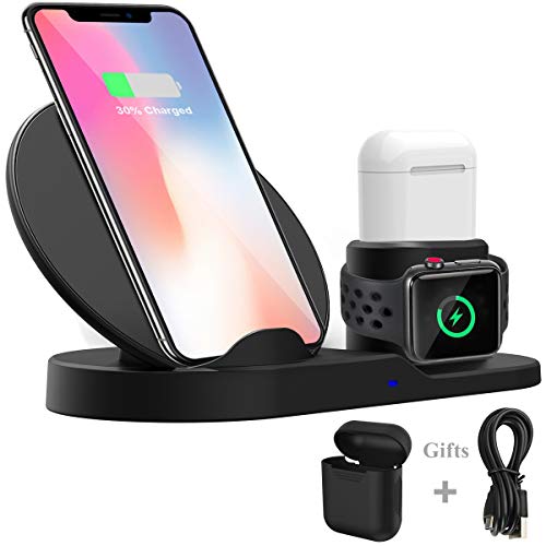 Stazione di ricarica per comodino per iPhone, supporto per