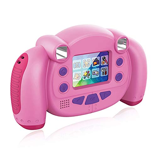 Honorall Câmera Infantil Filmadoras Filmadoras Tela HD de 2 '' com Cartão SD Antiderrapantes e Ant