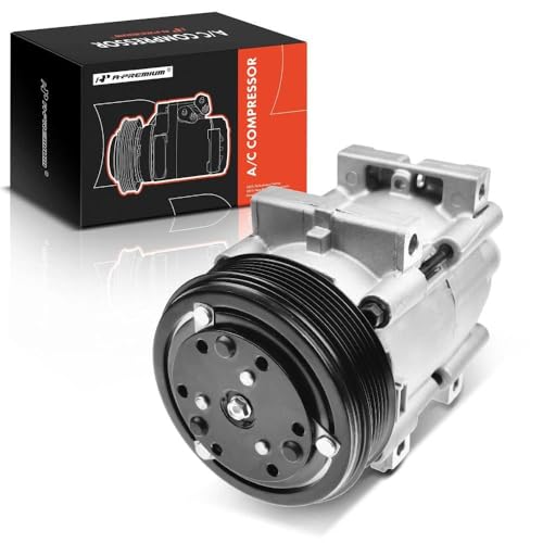 A-Premium A/C Compressor with Clutch Compatible with Ford Explorer 1991-2005, Ranger 1990-2011 & Mazda B3000, B4000, Navajo & Mercury Mountaineer, FS10 Style, 6 Grooves