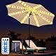 Solar-Regenschirm-Lichter,104 LED 8 Modi Solar-Sonnenschirm-Beleuchtung Mit Fernbedienung,Solar Sonnenschirm Licht,Solar LED Sonnenschirm Lichter Für Außen Und Innen Dekoration,IP67 Wasserdicht