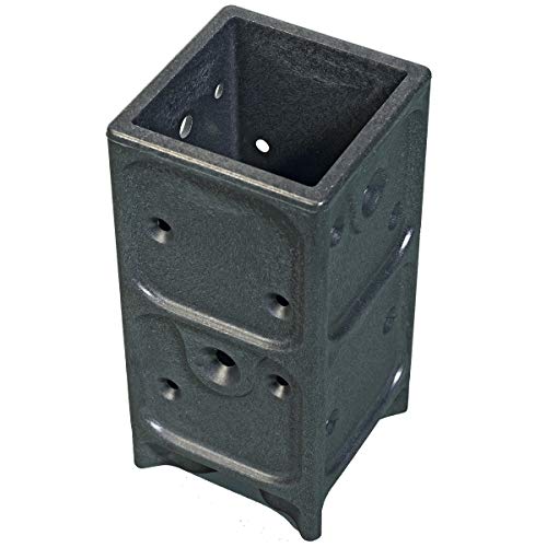 Screw-on Sleeve, Wooden Post Holder, Fence Post Anchor, 1 Piece.