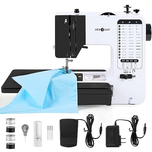 HTVRONT Mini Sewing Machine for Beginners - 38 Built-in Stitches
