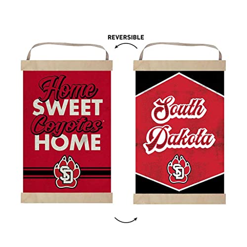 KH Sports Fan Reversible Banner Signs Home Sweet Home South Dakota Coyotes