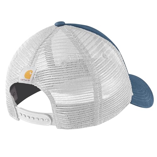Image of Carhartt Men's Canvas Mesh-Back Logo Graphic Cap
