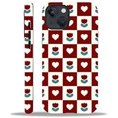 Chessboard Red Flowers