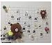 WJSX DIY Hierro Rejilla Cuadrícula Panel/Multifunción Metal Mesh Pared Foto Pared/Decoración de...