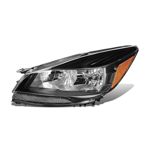 Phares Avant Pour Ford Pour Escape Pour Kuga MK3 US 2013-2016 Avec Feux Antibrouillard Éclairage De Position Latéraux À LED(Black,gauche)