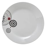 Matière : Porcelaine Secret de Gourmet - Lot de 6 Assiettes à Dessert Instant 19cm Blanc