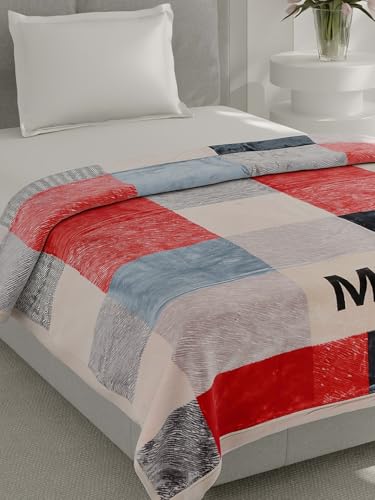 Image of Monte Carlo Single Bed Heavy Winter Blanket Everest Plus 2 Ply 600 GSM | 2.1 KG (220x160 CM), Grey
