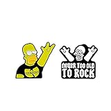 Anstecker aus emailliertem Metall.