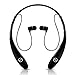 kiwitatá® HV-900 Wireless Bluetooth Headset in-Ear Earbuds Earphone Headphone (Ultra Lightweight Neckband Design plus Astonishing Sound Quality) (Black)