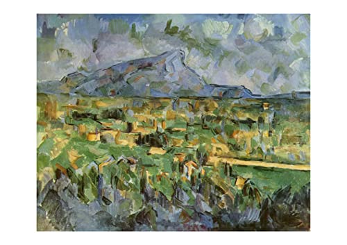 Tableau Paul Cézanne Montagnes impression d'art pour s'évader au quotidien