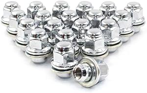 Wheel Accessories Parts Set of 20 12x1.5 Lug Nuts fit Toyota, Lexus, Scion, Pontiac 90084-94001 88972745 611-211 Wheel Lug Nut (Chrome)