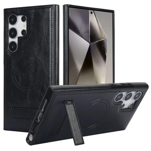 Housse à rabat en cuir pour Samsung S23 Ultra au quotidien