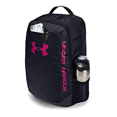 Under Armour UA Hustle Backpack LDWR Mochila Hombre Negro (Black/Black/Tropic Pink 005) Talla única