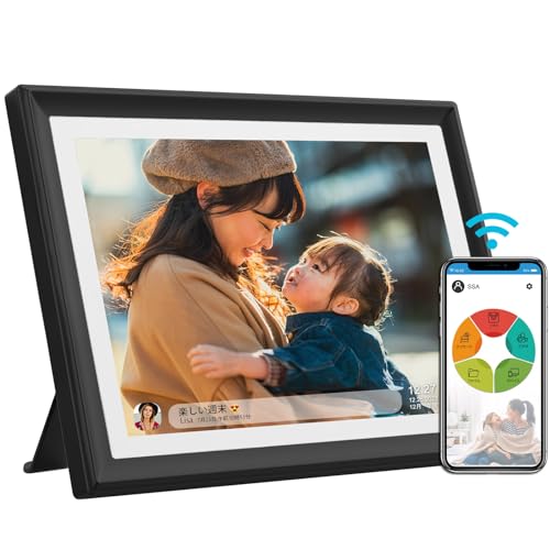 10.5インチスマートWiFiデジタルフォトフレーム 1920x1280 高画質/10.5インチ】デジタルフォトフレーム wifi デジタル