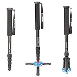 ● Utilice este Monopod para cámaras digitales, de video y de cine. Mango de espuma para comodidad y estabilidad, ligero y duradero.