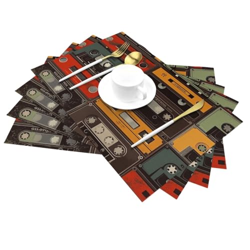Sets de table lavables antidérapants pour protéger la table des taches - 6
