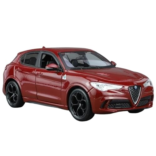 NQKNGYEOS Diecast 1:24 for Alfa Romeo Stelvi SUV Alloy Car Models Simulation Exquisite Scale Vehicle Model Display Collection Keepsake