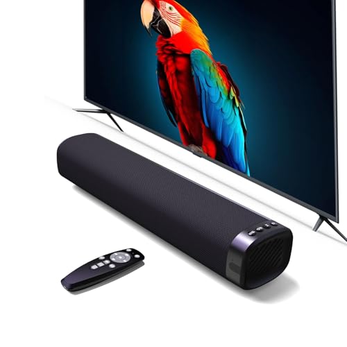 Image of Jierben Sound Bar for Smart TV, Sound Bar, Bluetooth Sound bar, with Optical/AUX/HD ARC, Surround Sound Speakers, Surround Sound System for TV/PC/Gaming/Projectors, Wall Mountable PC Soundbar