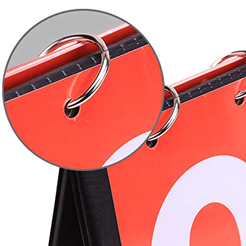 4-Digital Portable Table Top Scoreboard Flipper, Volleyball Basketball Table Tennis Sports Score Flip Scoreboard #TOP3