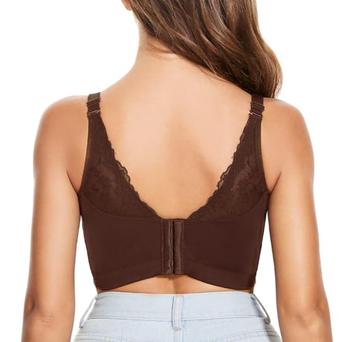 Image of FallSweet Push Up Bras for Women Corset Top Bustier Padded Underwire Bra Add One Cup