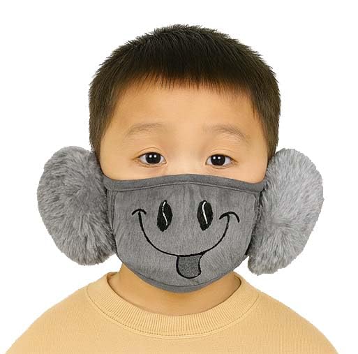 ketkar Kids Winter Plush Face Mask with Ear Muffs | Warm & Breathable | Unisex | Ages 3–10 Years | Pack of 1-picture-24