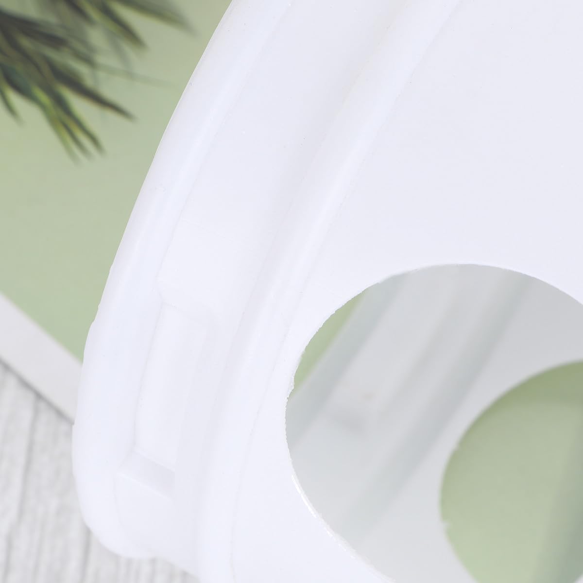 Abreuvoir pour Pigeons 1 L en Plastique Blanc Mangeoire pour Oiseaux et Faisans Distributeur d'eau Intérieur Extérieur pour Cages à Volailles et Volaille de Basse-Cour