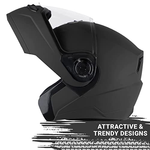 Image of Steelbird SBA-7 7Wings ISI Certified Flip-Up Helmet for Men and Women