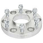 BBOGSUL-2-pcs-1-6x55-12x125-Studs-Wheel-spacers-Fits-Silver-Silver