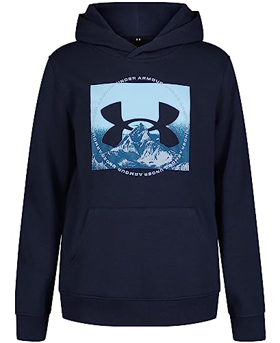 Image of Under Armour Boys' Pullover Hoodie Sweatshirt, Soft & Comfortable Fleece, Outdoor Collection