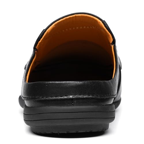 Men’s Slip-On Loafers Handmade Leather Slippers Breathable Comfortable Soft Hand Stitched no-heel Casual Shoes For Men3