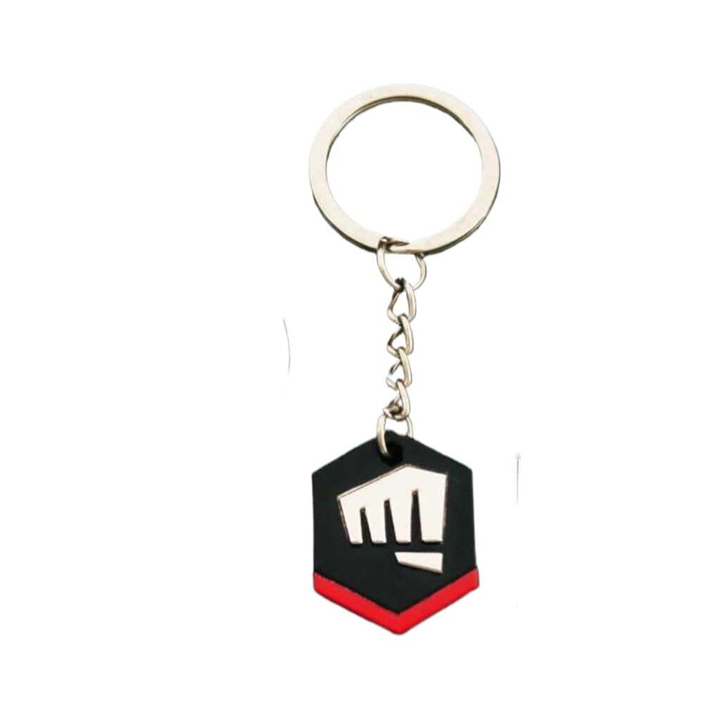 Hongfuzhih Game Valorant Champions 2021 Vandal Keychain Model Toys Gift Desk Decoration Backpack Pendant Gift, Gray, L
