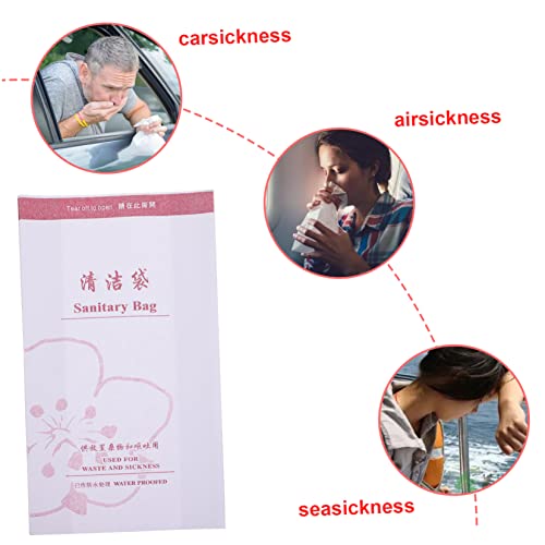 Healeved 300 Peças Saco De Vômito De Aviação Malas De Viagem Saco De Limpeza De Avião Sacos De Enjôo