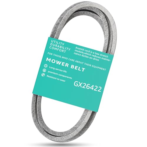 Yubunt Lawn Mower Deck Belt Replacement Part GX26422.Compatible with John Deere Zero Turn Z325E, Z330R, Z375R, Z330M,Z355R, Z355E, Z365R.(Length 145.5 inches)