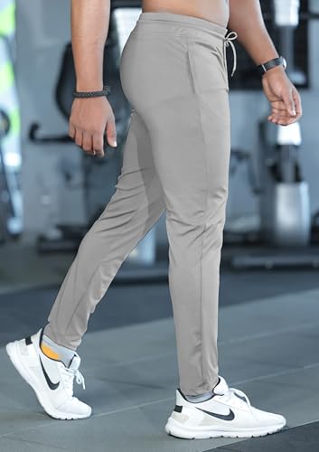 Image of FTX Men Solid Regular Fit Polyester Track Pant (Pack of 3)