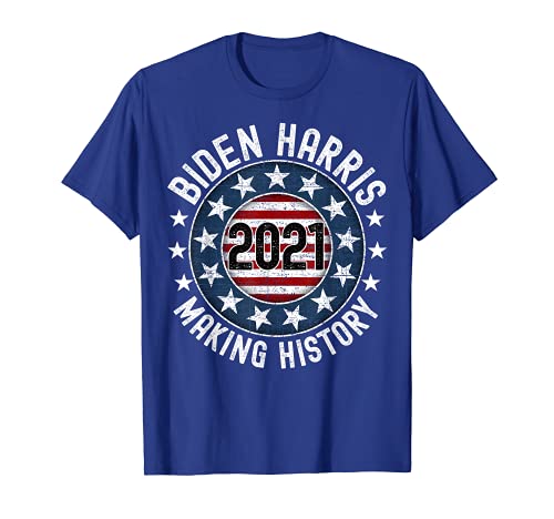 Inauguration de Biden Harris 2021 Making History Retro Vintage T-Shirt